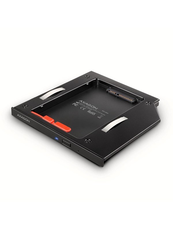 AXAGON Optisk diskenhetscaddy för 2.5" SATA SSD/HDD