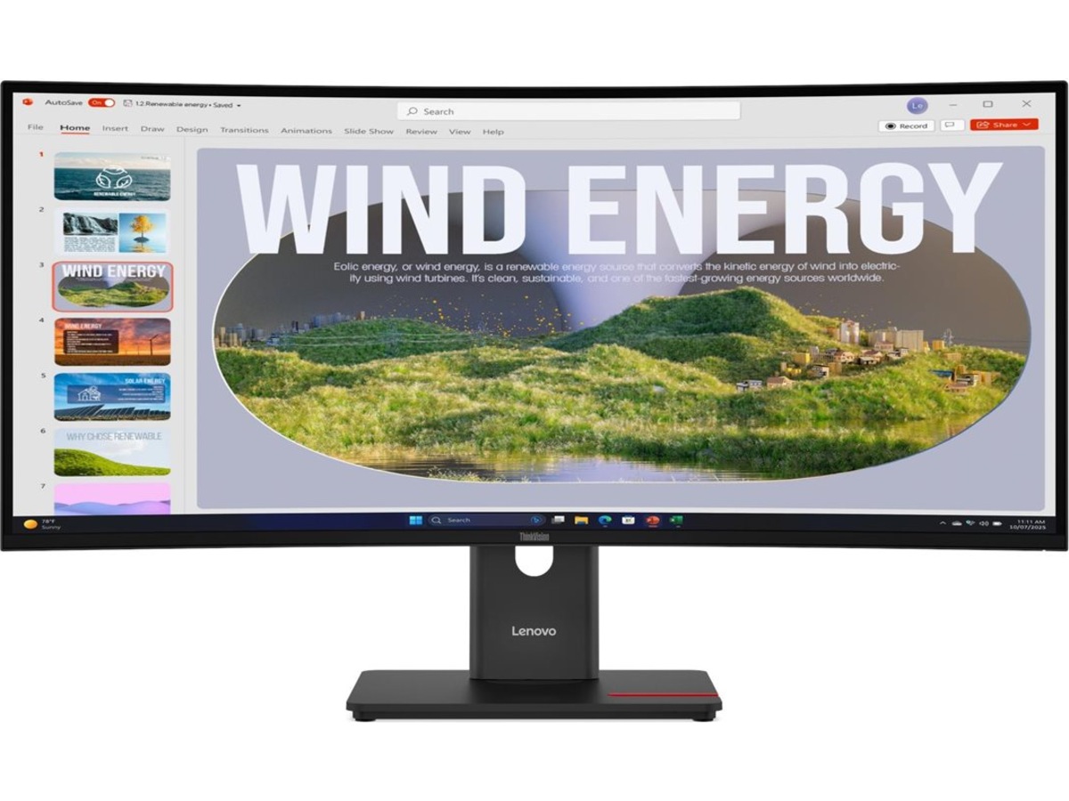 Lenovo ThinkVision T34WD-40 34" QHD-skärm