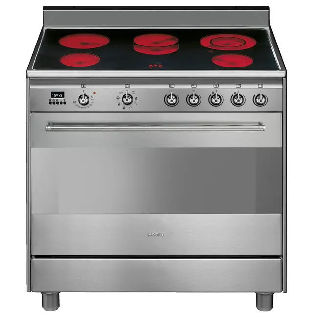 Smeg Classic SCD91CMX9 keramisk spis