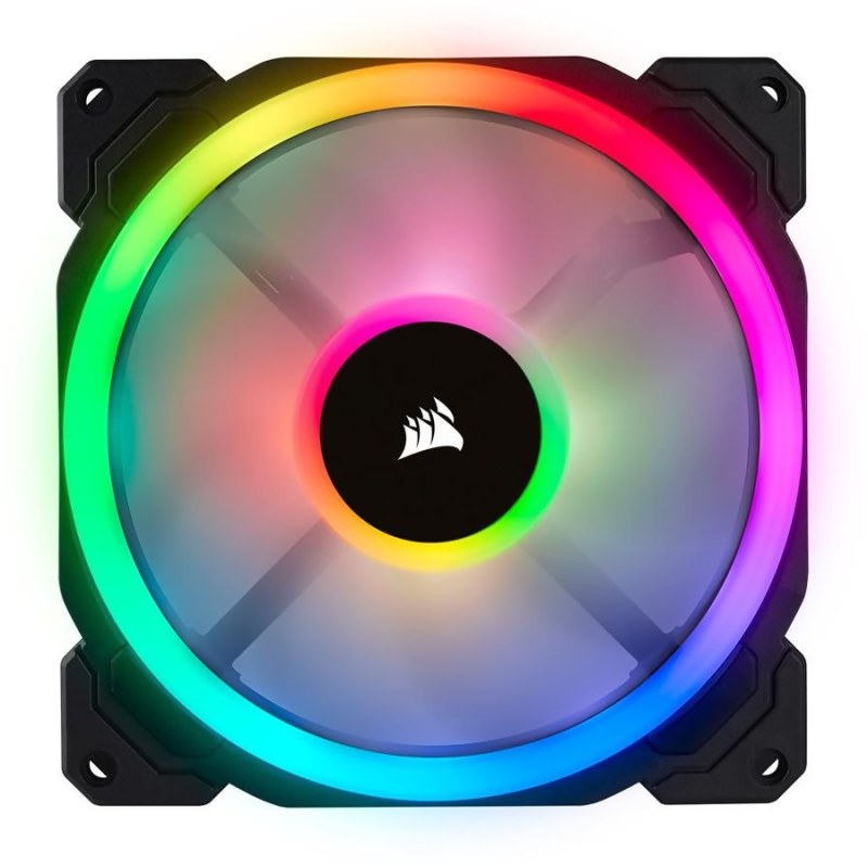 LL140 RGB 140mm Dual Light Loop RGB LED PWM Fan — Single Pack