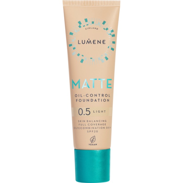 Lumene Matte Oil-Control Foundation SPF20 0.5 Light, bild 3