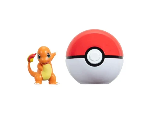 Pokemon CLIP N GO CHARMANDER WITH POKE BALL, bild 2