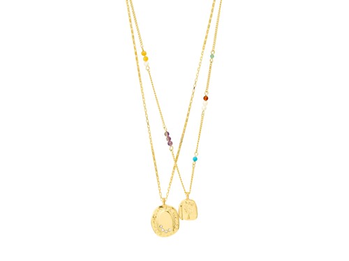 PILGRIM - HERE Necklace - Gold Plated - 38/40 cm + 12 cm Extension, bild 2