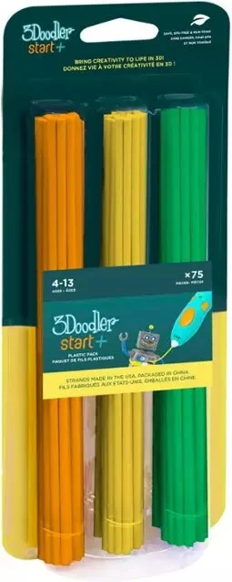 3Doodler START Mix2 75-Pack (Orange, Gul, Grön), bild 2