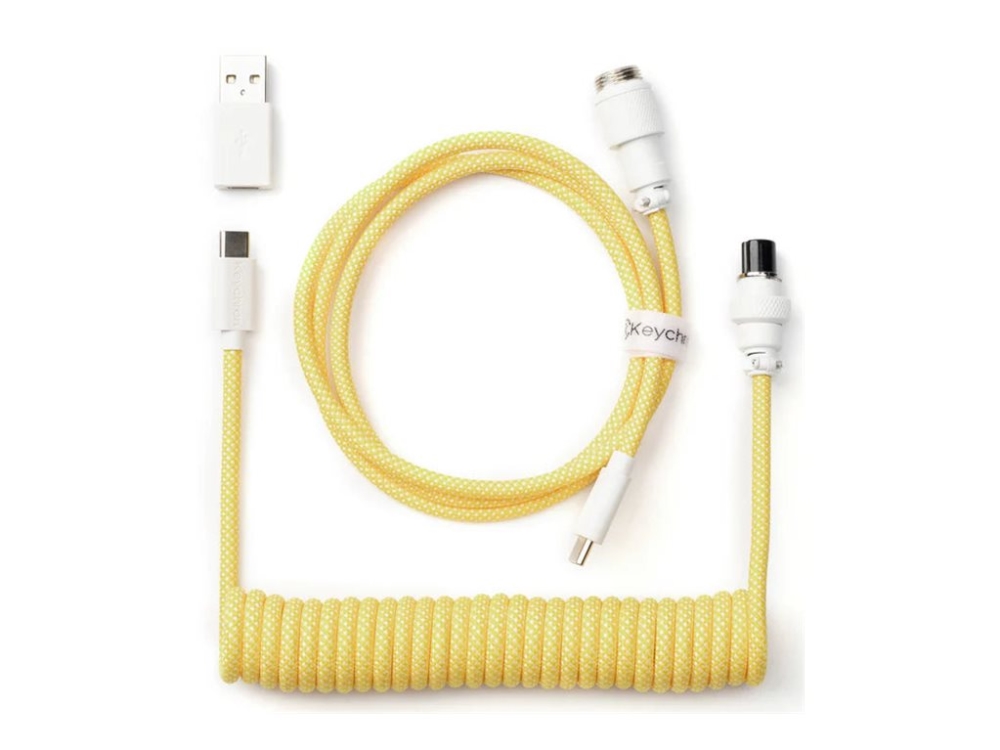 Keychron Coiled Aviator Cable 8K Rak Gul