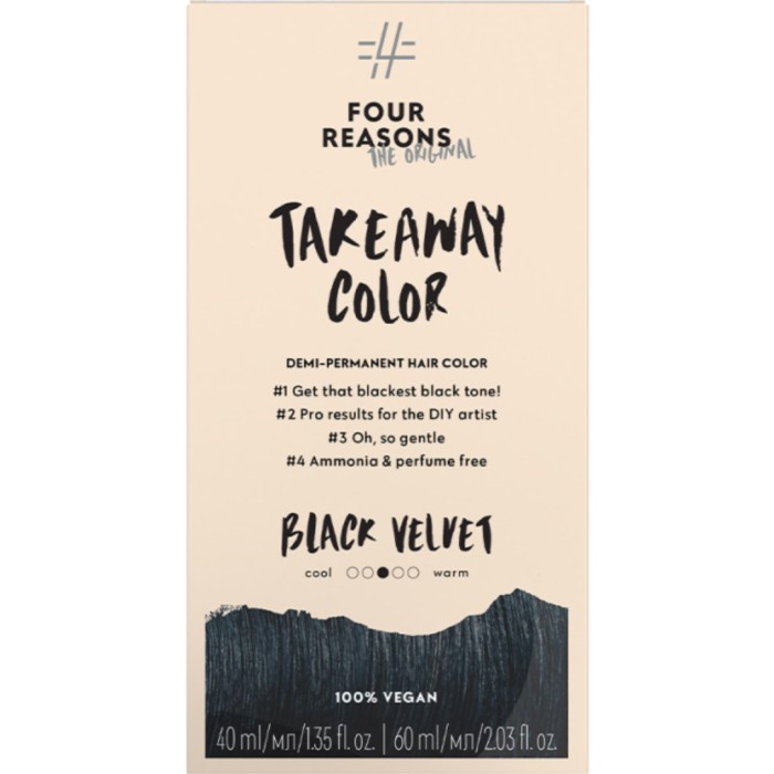 Four Reasons Take Away Color 1.0 Black Velvet