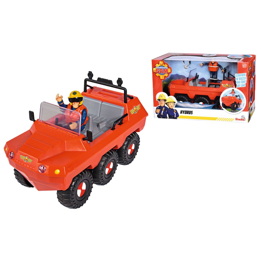 Simba Fireman Sam Hydrus med 1 figur och leksaksfordon