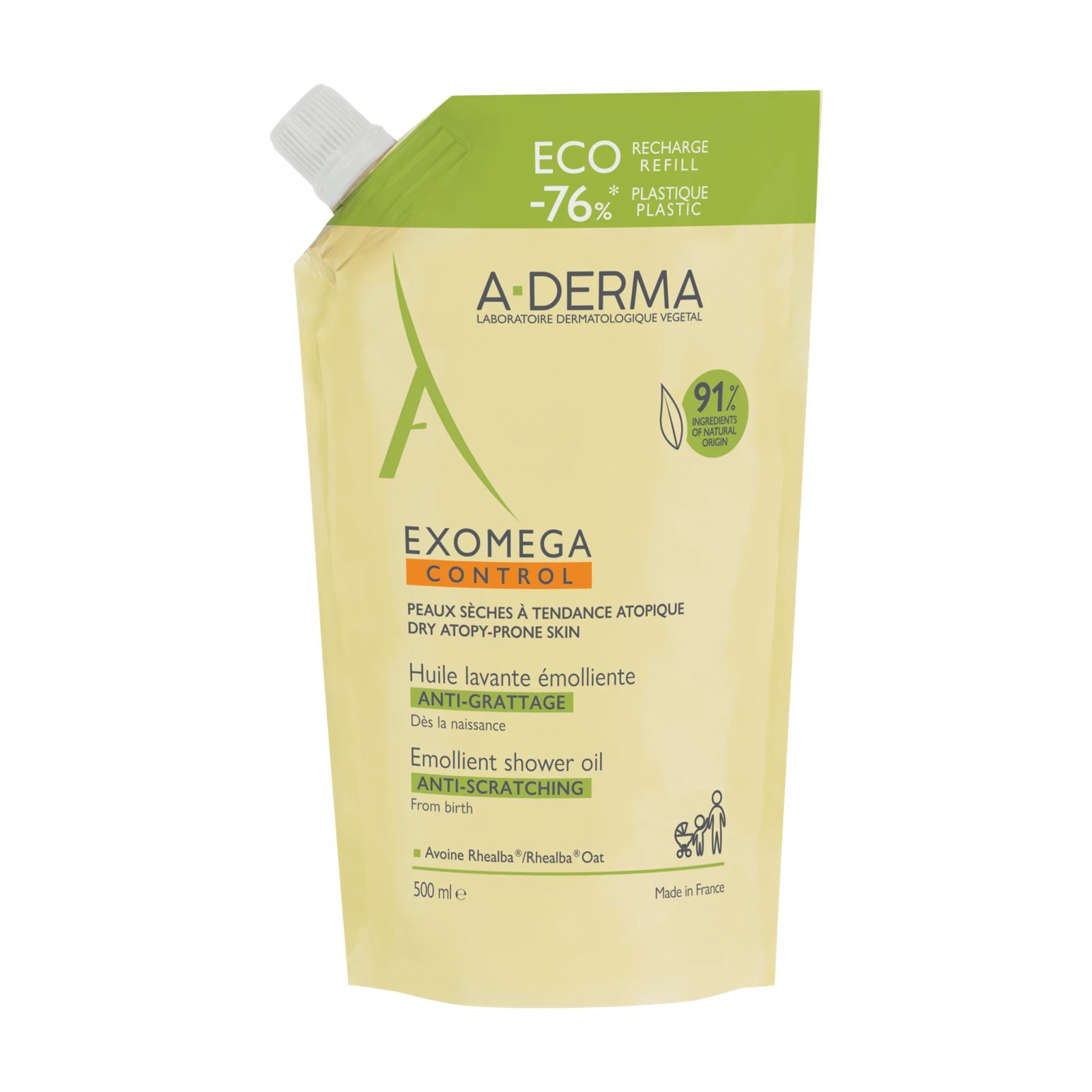 A-DERMA Exomega CONTROL Shower Oil 500 ml 500 ml