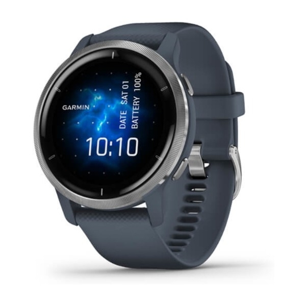 Garmin Venu 2 45 mm smartklocka, silver/blå