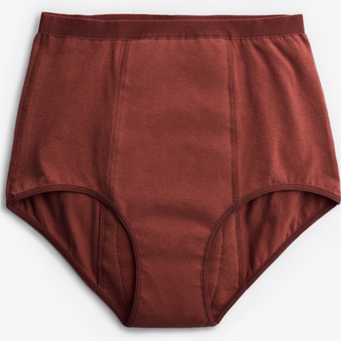 Imse Period Underwear High Waist XS Light Flow, Rusty Bordeaux