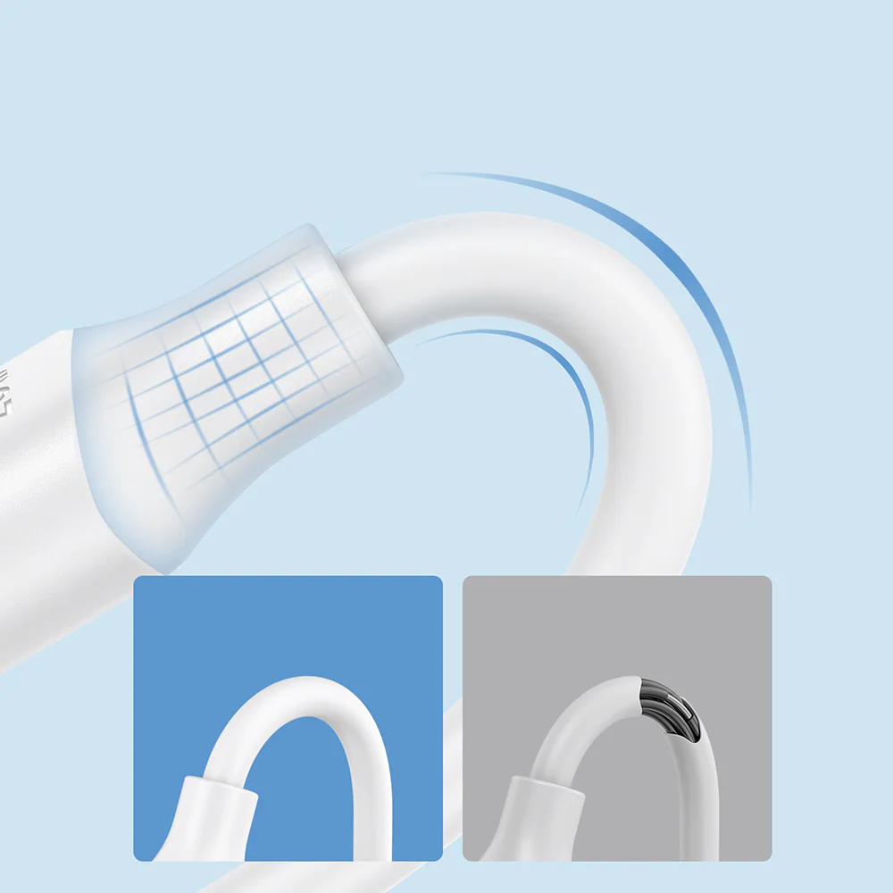 Joyroom USB-A till USB-C kabel 3A, 2m - Vit, bild 2