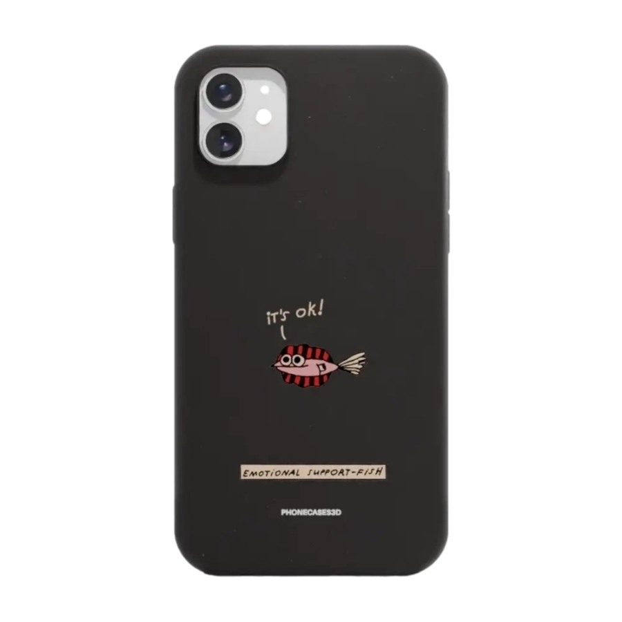 Phonecases3D iPhone 11 Maja Säfström skal tillverkat med Fibriva™, svart