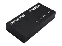 SAVIO CL-42 1x2 HDMI Splitter - Video/audiosplitter - 2 x HDMI - skrivbordsmodell