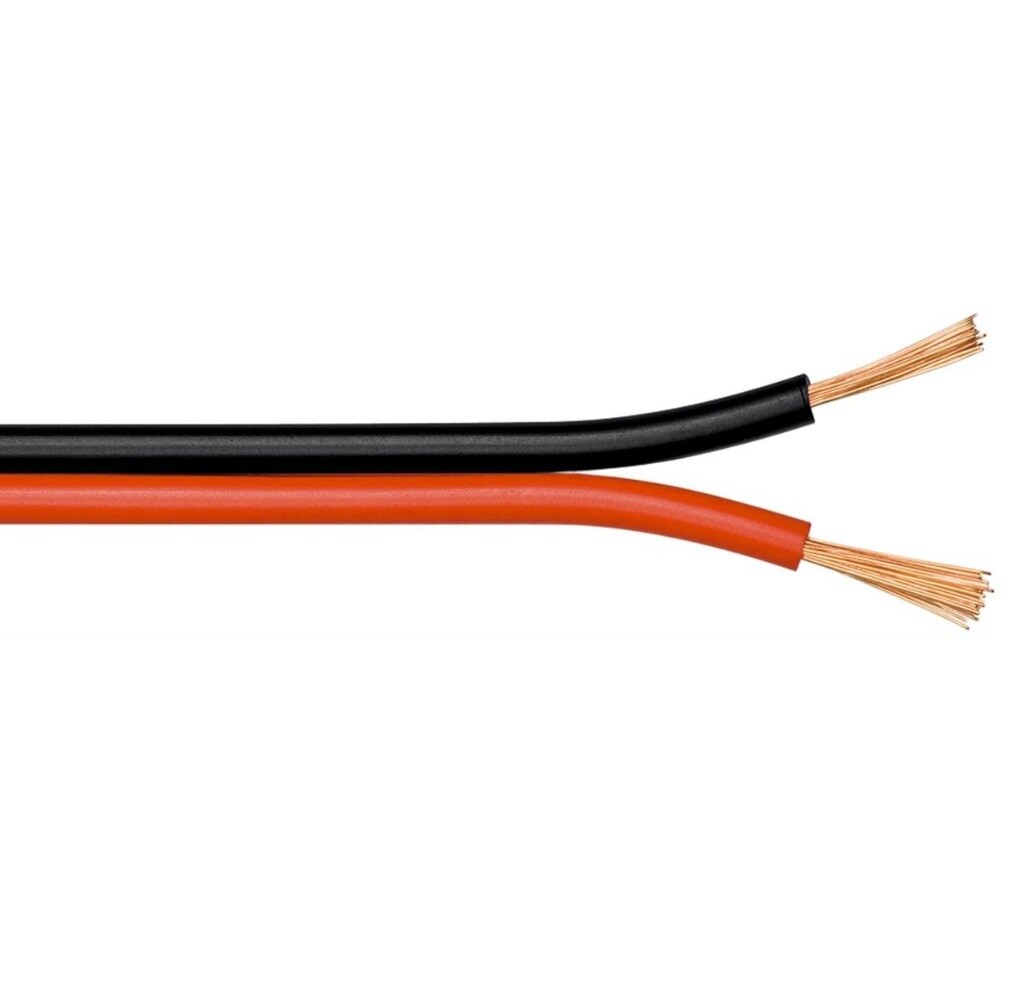 Goobay LSK 2x1.5 - 100m, 100 m, Sort, bild 2