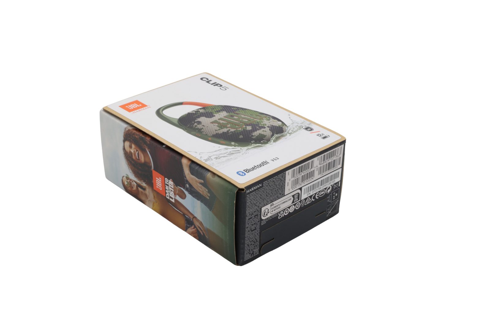 JBL Clip 5 Bluetooth-högtalare, kamo, bild 2