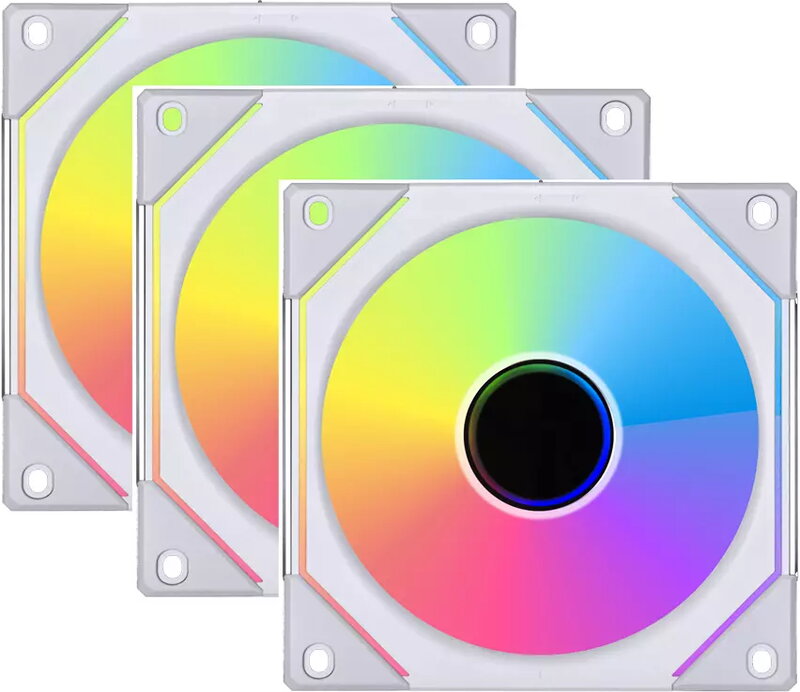 Lian Li UNI FAN SL INF 120mm RGB-fläkt (3-pack, vit), bild 3