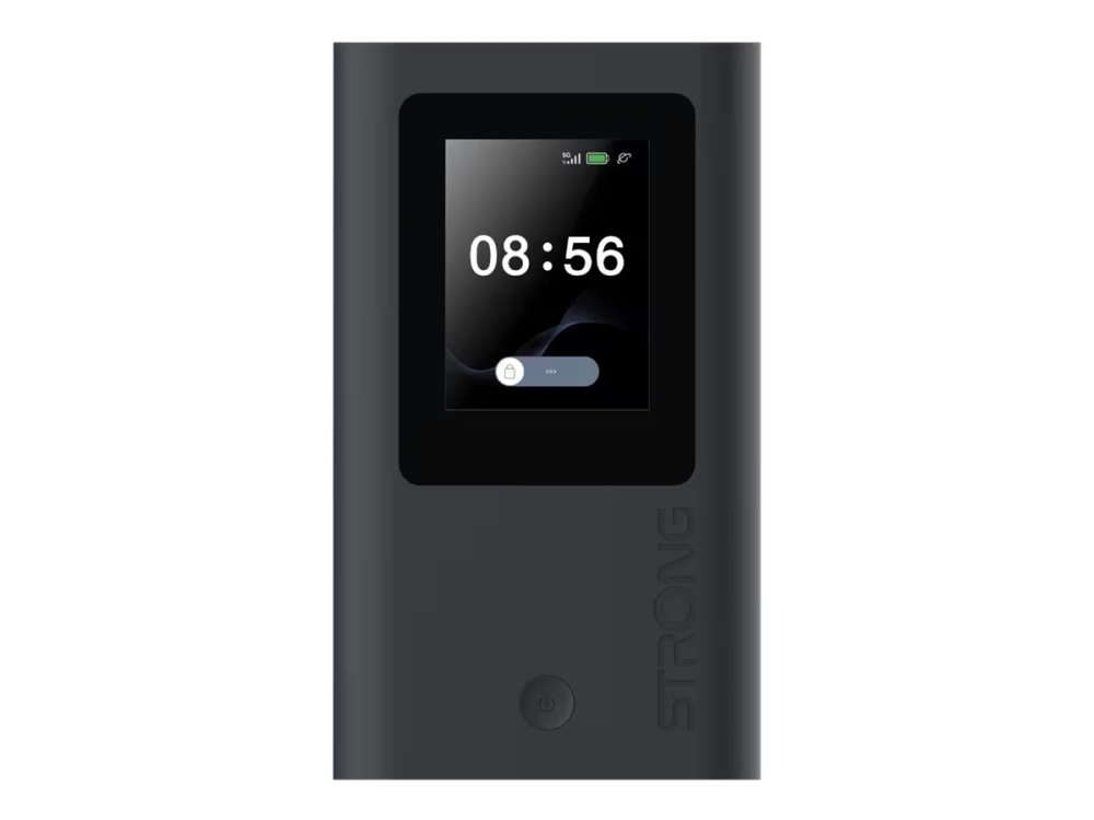 MiFi AX1800 mobilrouter 5G 3,4 Gbit/s Wi-Fi 6 med display, svart