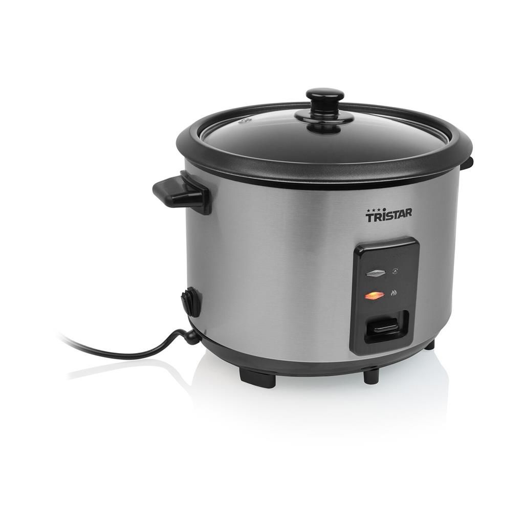 Tristar RK-6148, Svart, Silver, 1,8 l, Knappar, 0,8 m, Rostfritt stål, Glas
