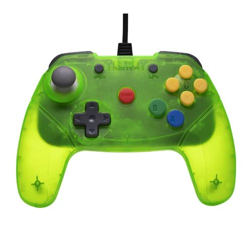 RetroFighters Brawler64 Wired Controller Extreme Green