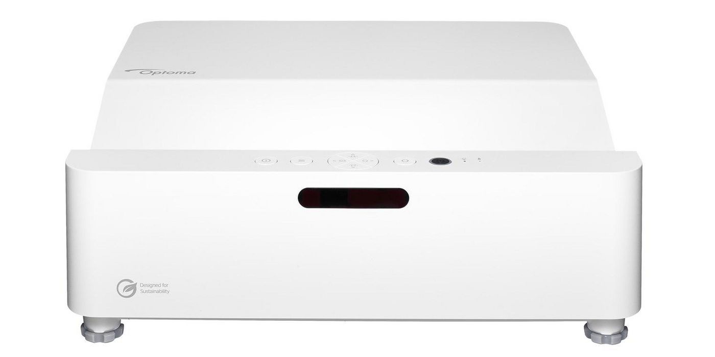 Optoma ZH430UST, Full HD 1920x1080, 4000 ANSI Lumen, 2xHDMI, 27-34dB, Ultrashort-throw, högtalare, bild 2