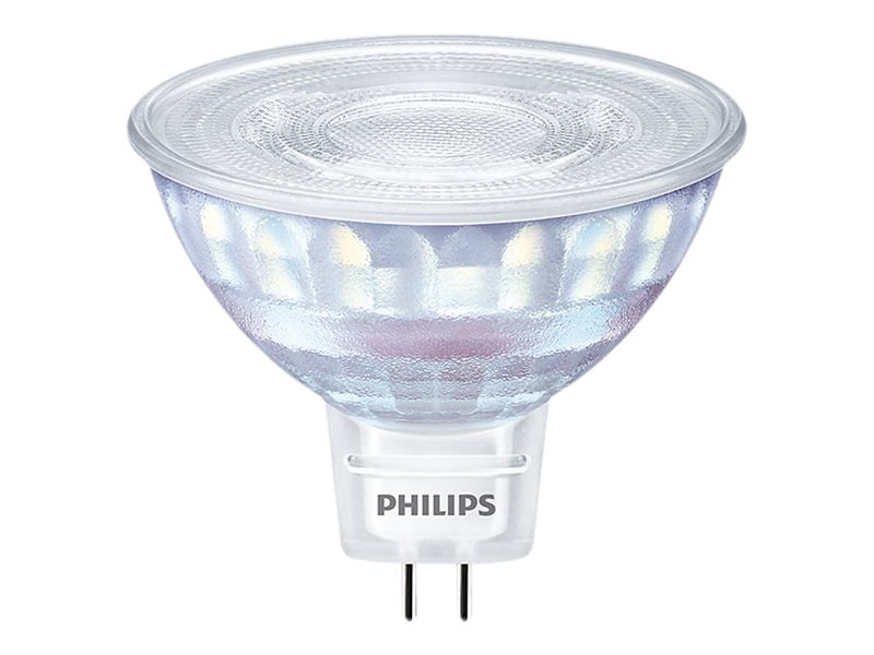 Philips - LED-spotlight - GU5.3 - 7 W (motsvarande 50 W) - klass F - varmt vitt ljus - 2200-2700 K