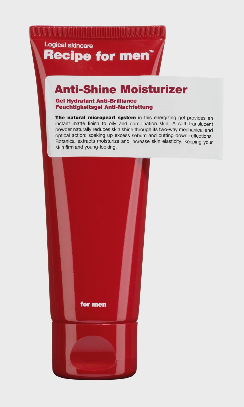 Recipe for men Anti-Shine Moisturizer 75 ml