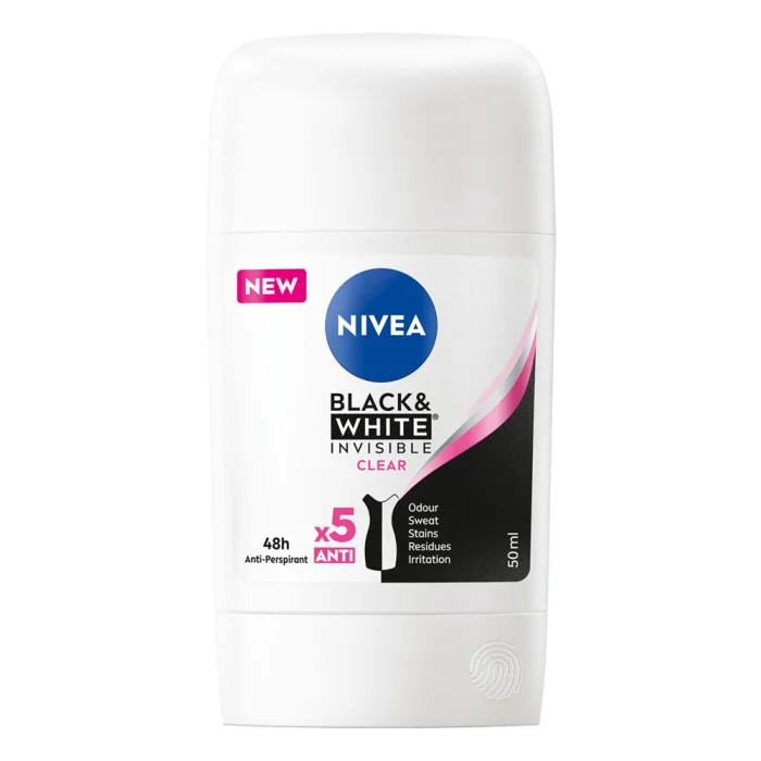 NIVEA Black & White Anti-Perspirant Stick 50 ml