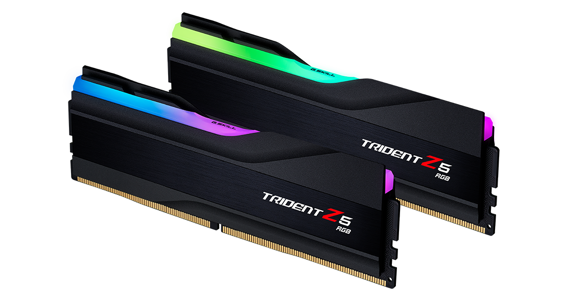 G.Skill 64GB (2x32GB) DDR5 6000MHz CL30 Trident Z5 Neo Svart RGB AMD Expo, bild 3