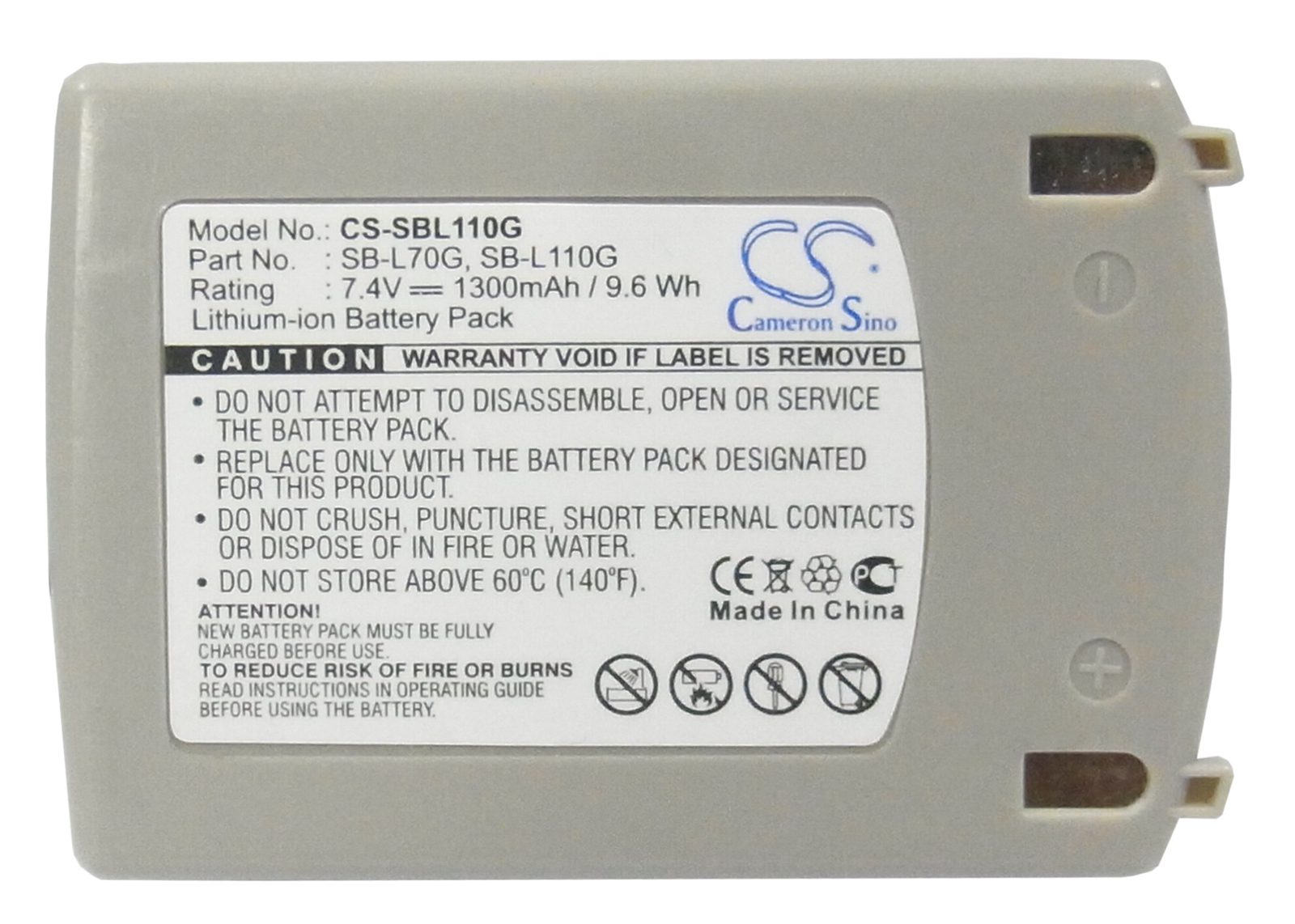 Batteri till Kamera för Samsung VM-C5000, VP-D5000, VP-D5000i m.fl., bild 5