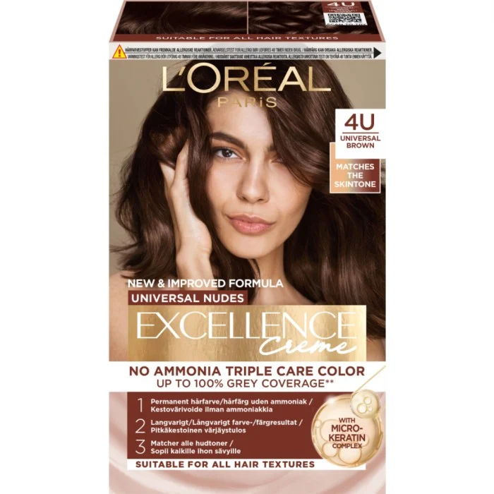 Loreal Paris Excellence Creme Universal Nudes 4U Universal Brown