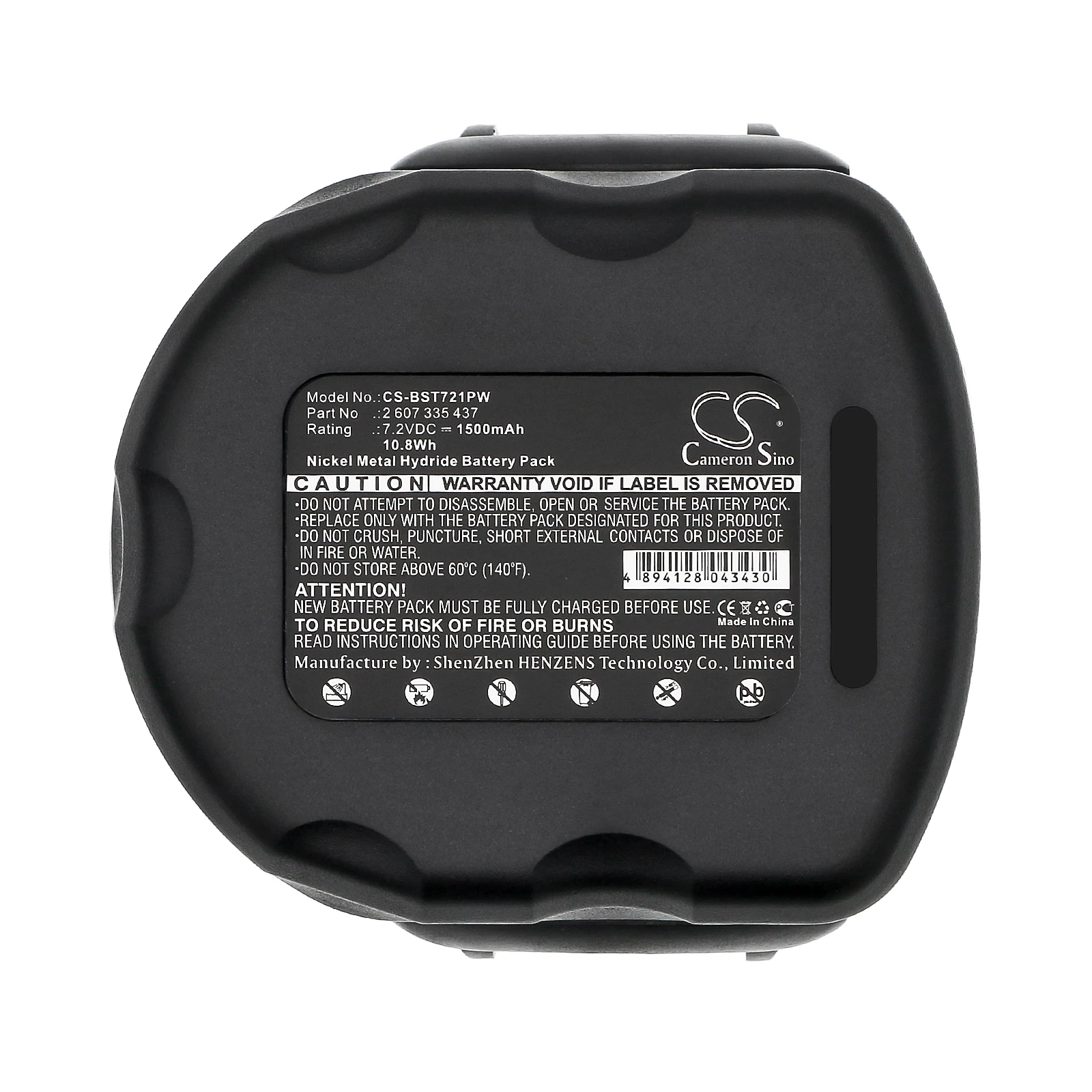 Batteri till Elverktyg för Bosch GSR 7.2-1, GSR7.2-1, GSR7.2-2