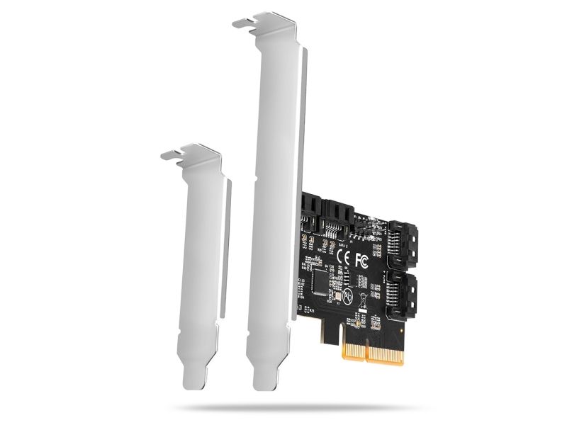 AXAGON 4 × intern SATA 6G-port PCIe-kontroller