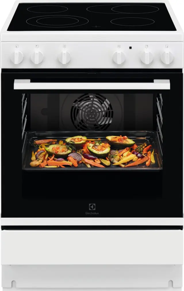 Electrolux 500-serien LKR6440ASW keramisk spis, 400V
