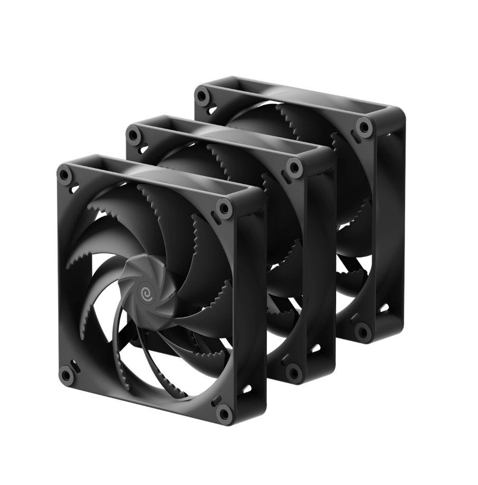 HAVN H14 140 mm fläkt (3-pack, svart)