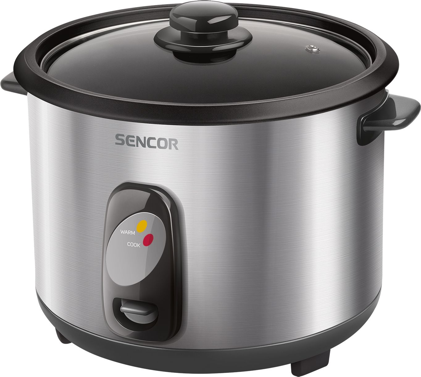 Sencor SRM 2800SS, Svart, Stål, 2,8 l, 6 h, Rostfritt stål, Glas, 1000 W