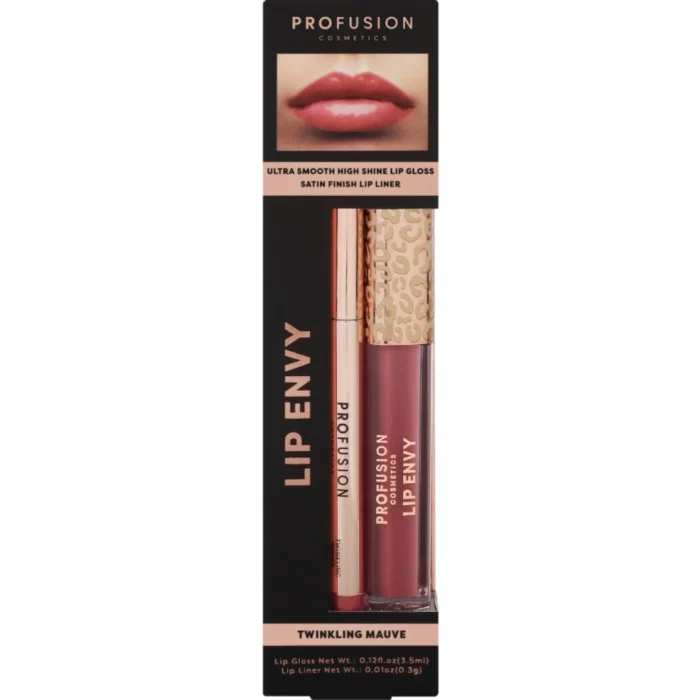 Profusion Lip Envy Gloss and Lip Liner DuoTwinkling Mauve