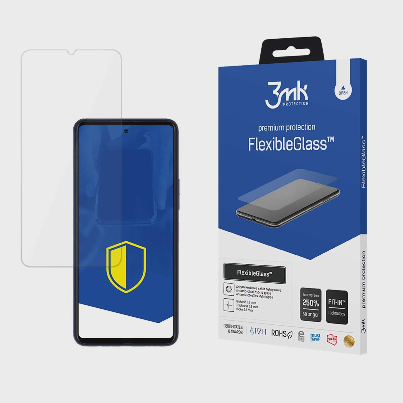 Härdat glas 3mk FlexibleGlass till T-Mobile REVVL 7 5G
