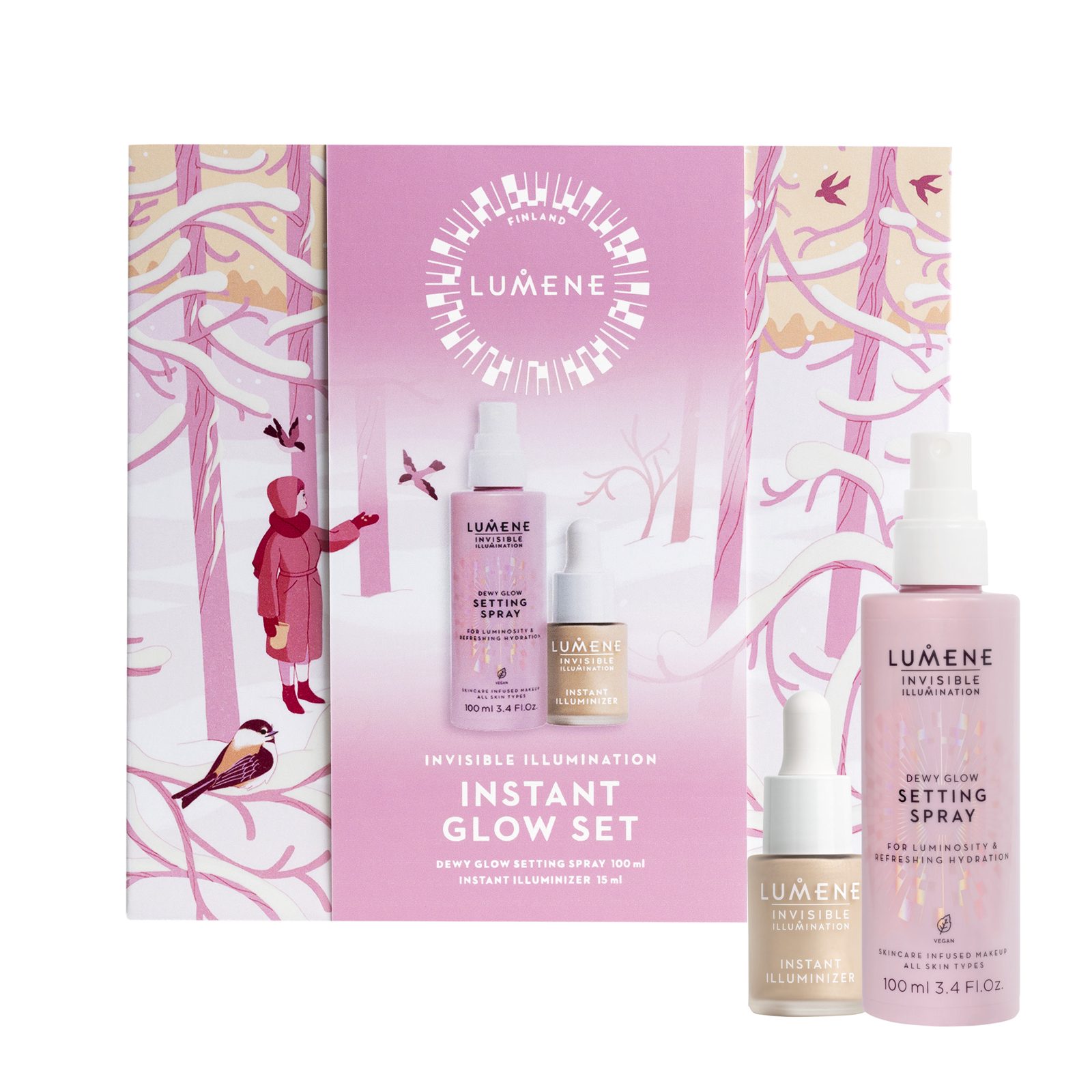 Lumene Invisible Illumination Instant Glow Set
