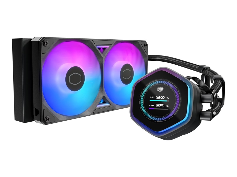 Cooler Master MasterLiquid 240 Atmos II LCD CPU vattenkylare, bild 2