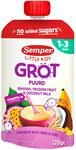 SEMPER Grötklämmis passionsfrukt/ban/kokos 1-3 år, 120 g