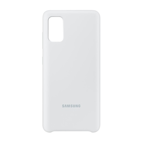 Samsung silikon mobilskal Galaxy A41, vit