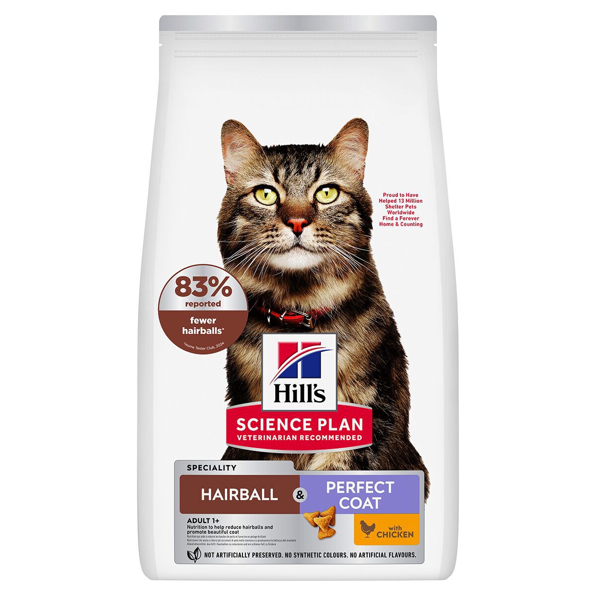 Hill's Science Plan Feline Adult Hairball & Perfect Coat Chicken 1,5 kg