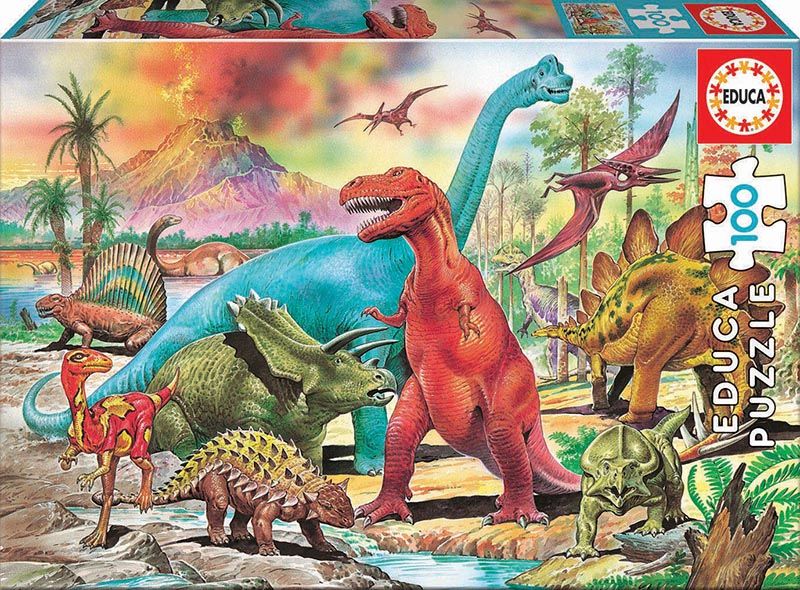Educa 100 dInosaurer