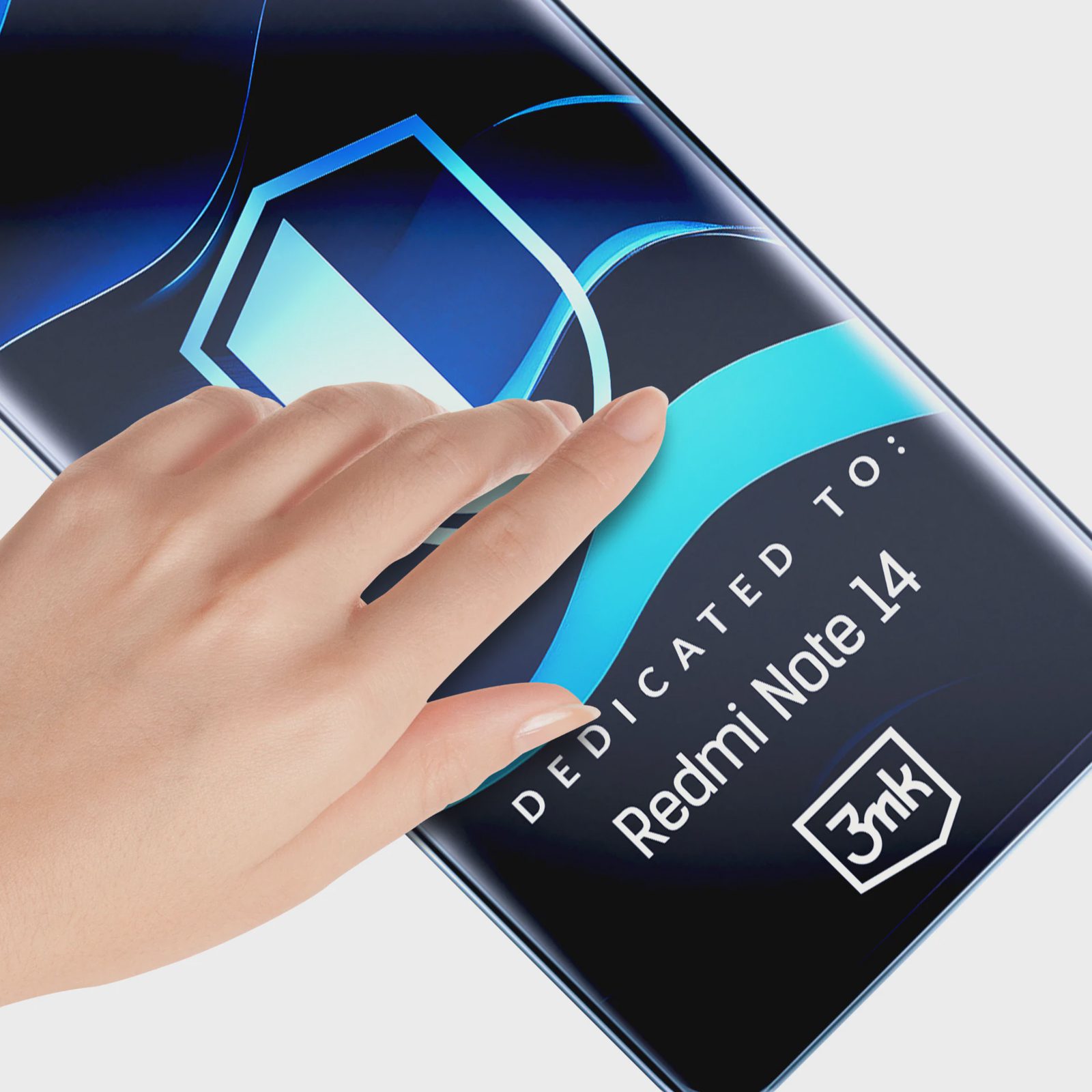 Hybridglas 3mk FlexibleGlass™ till Xiaomi Redmi Note 14 4G, bild 4