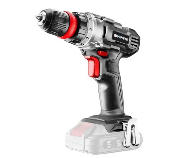 GRAPHITE Energy+ 58G022 borrskruvdragare 18 V 1250 RPM, solo - SOLO