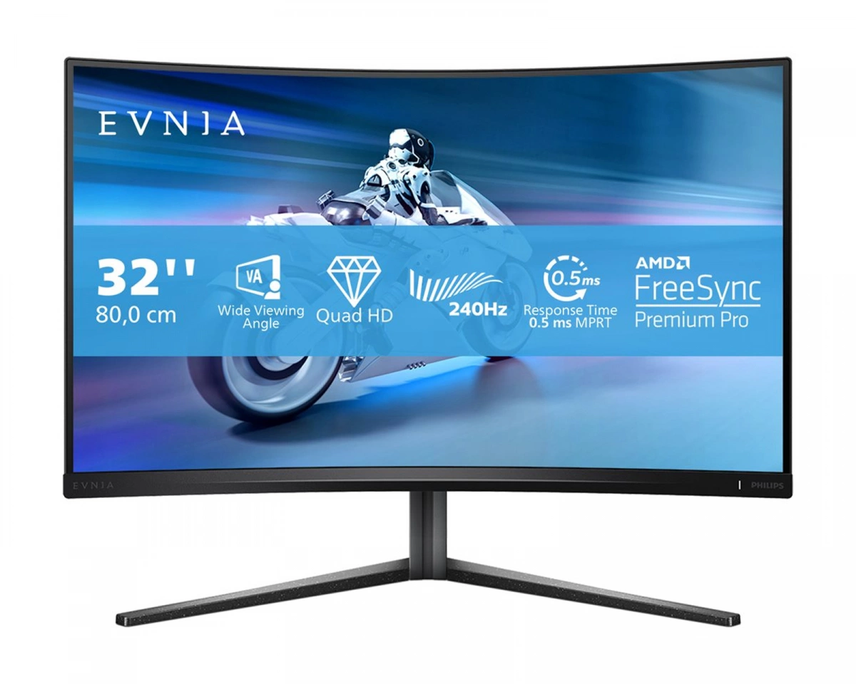 Återatkivera inte denna Philips 32M2C5500W/00 32" - böjd - 2560x1440 - VA - 240Hz, bild 4