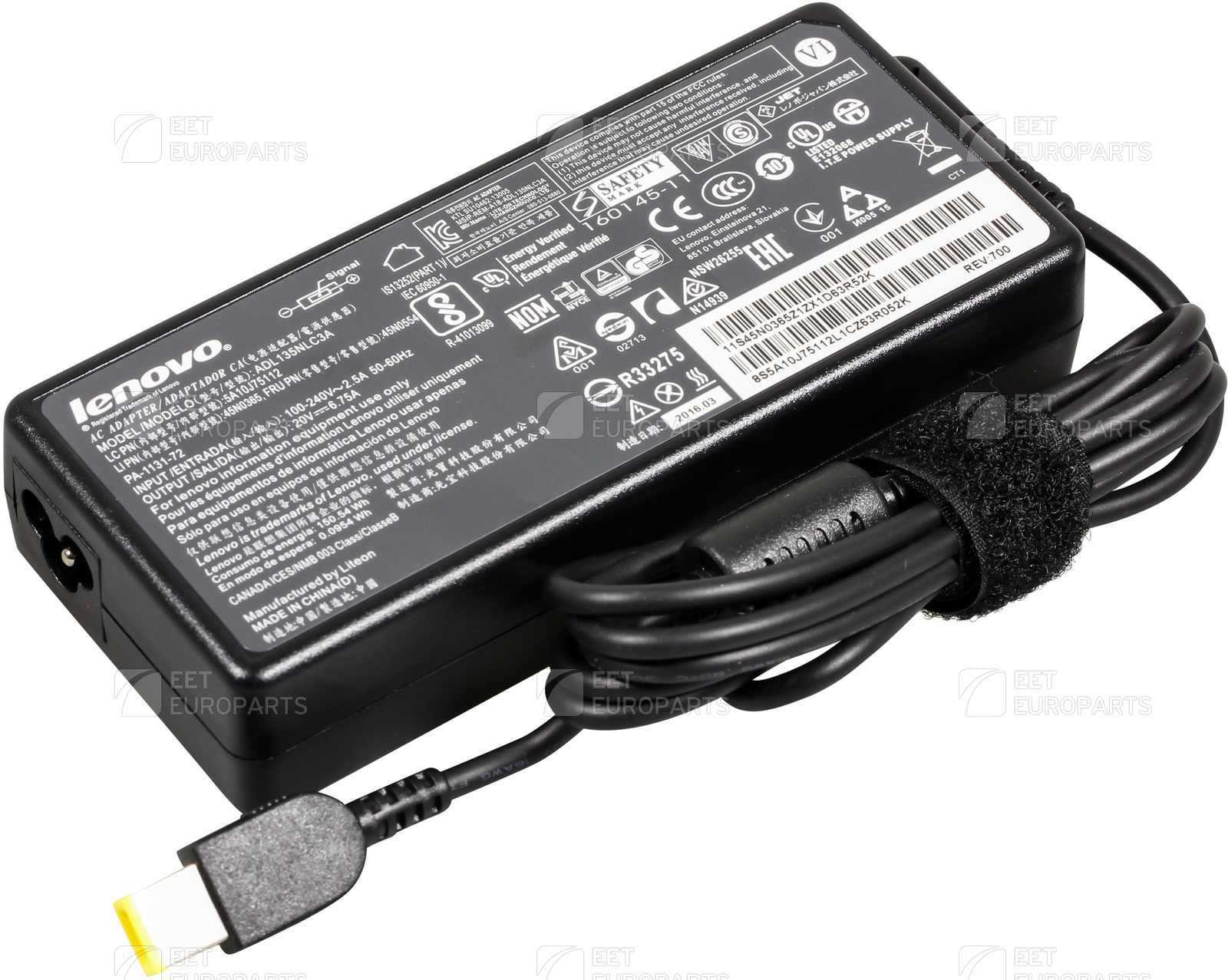 AC-adapter Lenovo 135W, 20V, bild 4