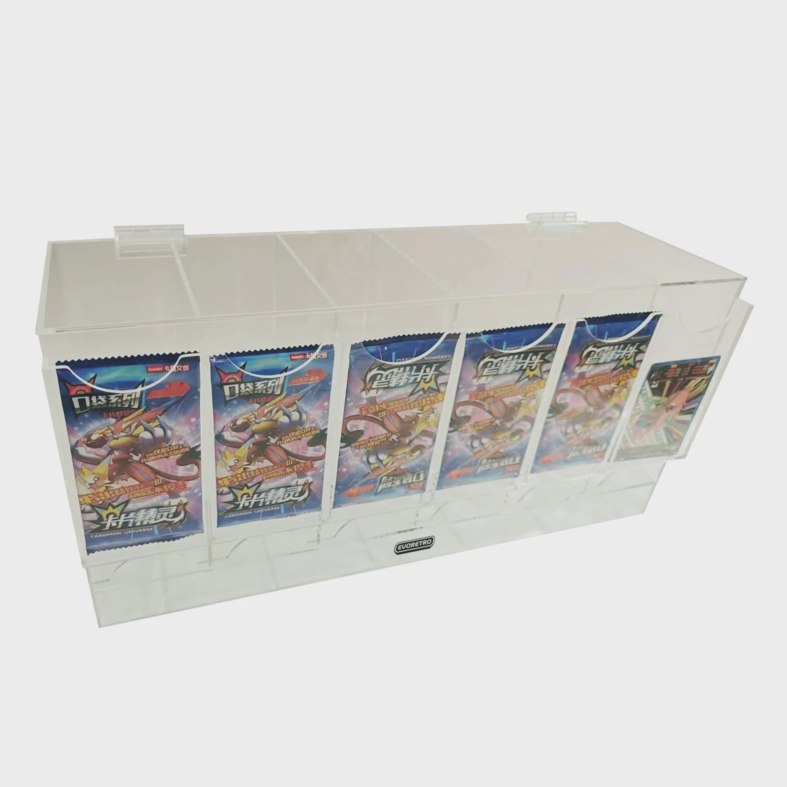 Evoretro Acrylic Dispenser for TCG Booster Packs