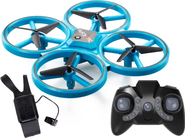 Flybotic Flashing – fjärrstyrd drönare, blå, bild 2