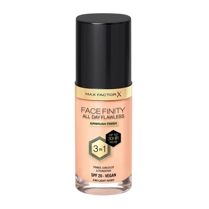 Max Factor Facefinity All Day Flawness 3in1 Liquid Foundation 40 Ivory, bild 2